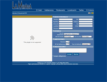 Tablet Screenshot of hotel-lamirada.com